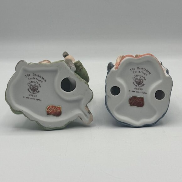 Vintage 1980's Lefton Christopher Collection Bethlehem Nativity Set - Mint - Picture 6 of 16